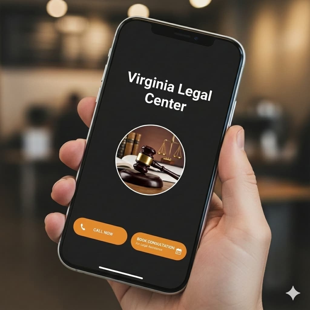 Virginia Legal Center Mobile View