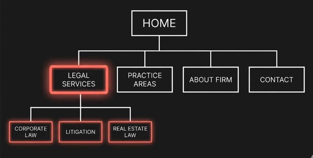 Virginia Legal Center Site Structure